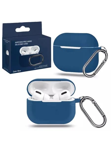 Силиконовый чехол с карабином для Apple AirPods Pro