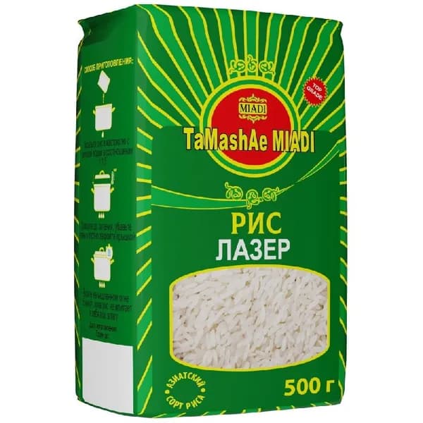 Рис TaMashAe MIADI Лазер 500г