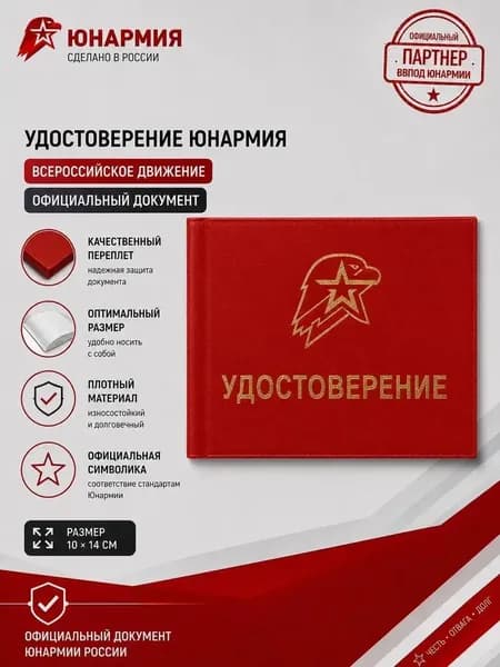 Удостоверение Юнармейца