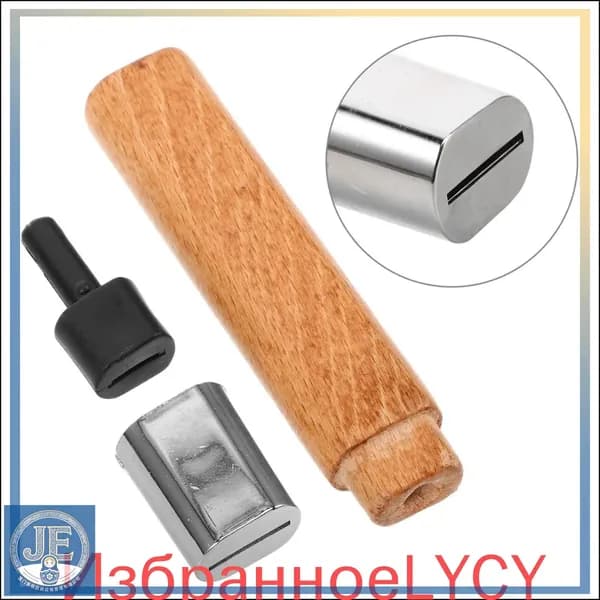 Эксклюзивная сменная рукоятка 11.70x2.30x1.80 см для кухонных принадлежностей изготавливается из модульных деревянных элементов