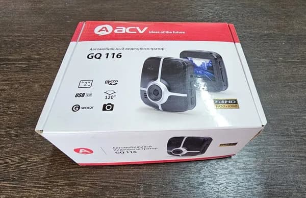 Видеорегистратор ACV GQ116 FullHD 1920x1080P, 120 , G-sensor есть