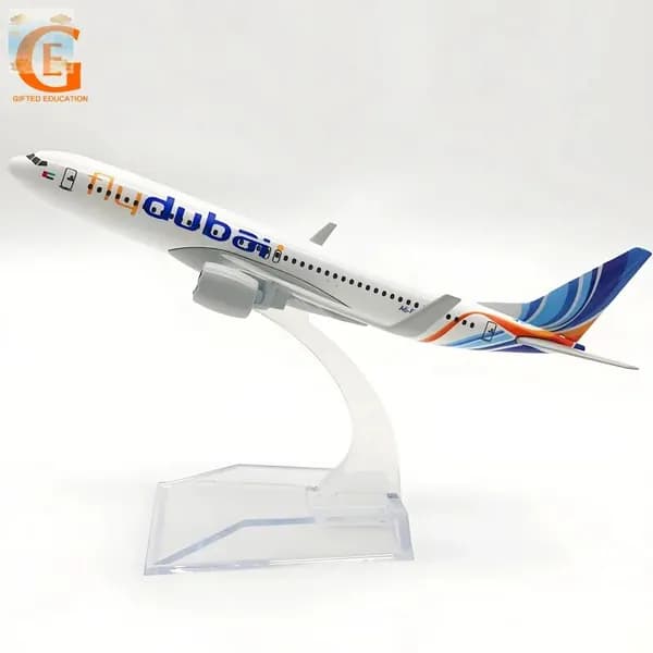 Металлическая Модель Самолета Боинг 737, Дубайские Авиалинии