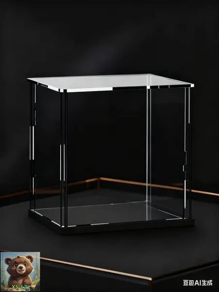 Органайзер для игрушек 15x15x15 см 1 шт акрил прозрачный
