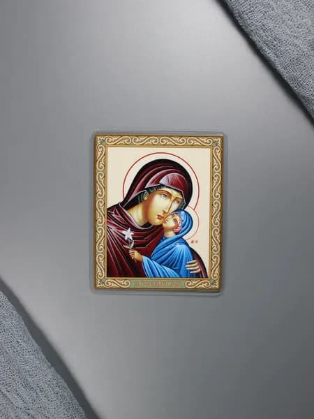 Икона Анна мать Богородицы (дорожная серия)
