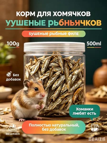 Корм для джунгариков хомяков крыс мышей 0,1 кг