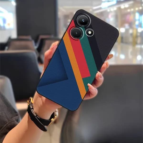 Чехол Lulumi для Infinix X669/Hot30i/X669D/C, защитный мягкий чехол, полностью облегающий телефон, противоударный, из ТПУ, модный и симпатичный дизайн.