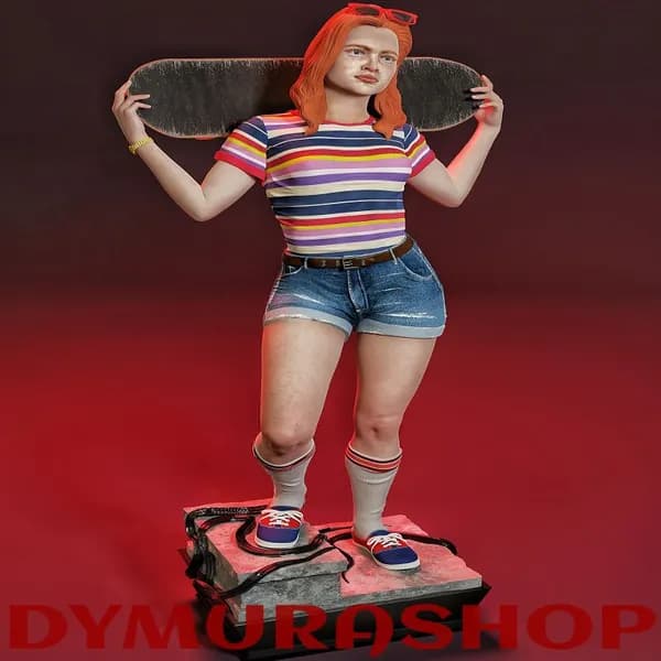 Фигурка Коллекционная Неокрашенная Stranger Max 0628 1/35