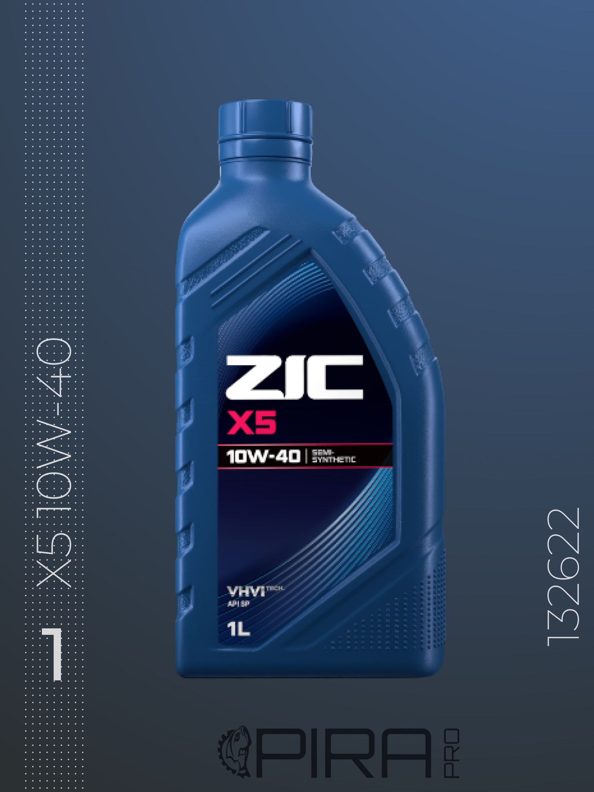 ZIC ZIC X5 10W-40 Масло моторное, Полусинтетическое, 1 л