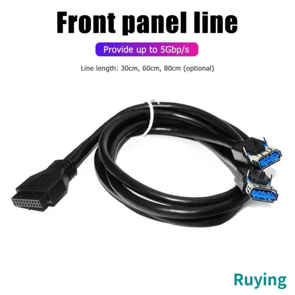 milochic Компьютерный корпус USB3.0-адаптер 20pin (QU3YC1WA9TR5GH1JE3.01-4B4ST2MZAH)
