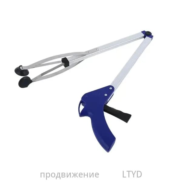 Захват с присоской и антискользящей резиновой губкой, складной инструмент для сбора мусора в помещении и на улице