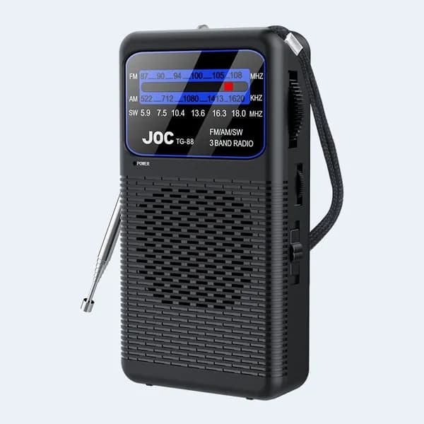 Радиоприемник портативный JOC TG-88, питание от AA батареек, FM/AM/SW, 3 Вт динамик