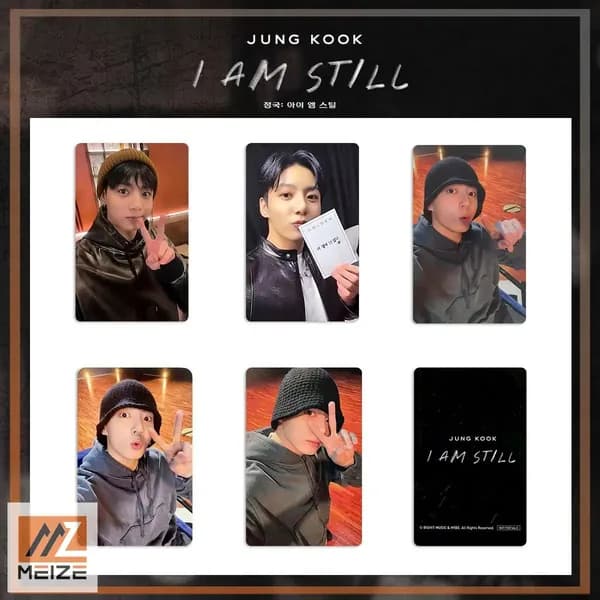 Карточки BTS Коллекционная карточка БТС JK I AM STILL Jungkook Коллекционная карточка 5.4*8.6cm