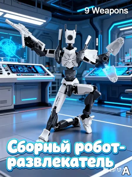 Крутая игрушка-робот для сборки куклы с механическим шарниром