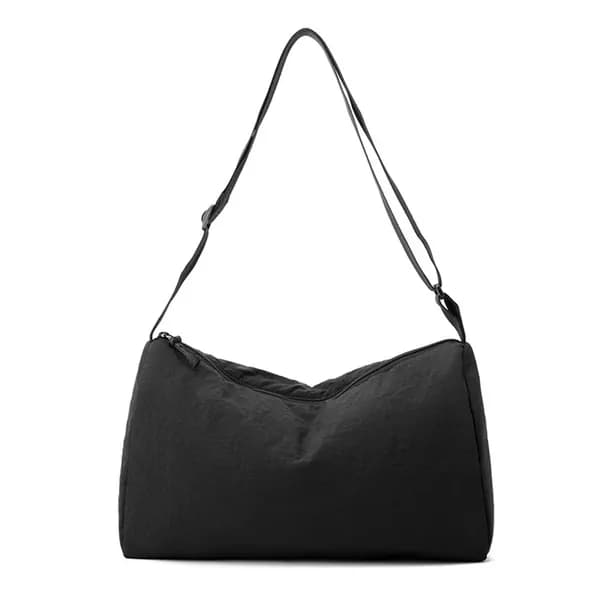 Водонепроницаемая нейлоновая сумка-слинг чёрного цвета