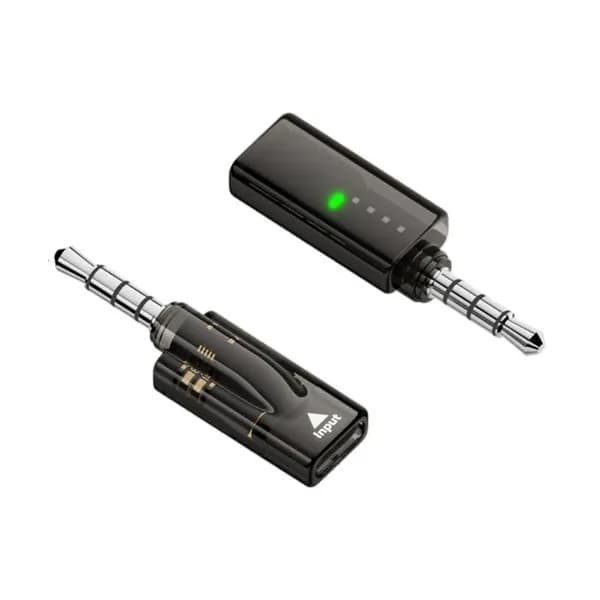Адаптер 3,5 мм мама USB-C папа , Светло-черный