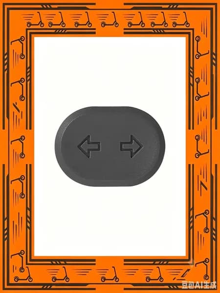 Усилитель управления рул. переключ. кнопка для Ninebot G2/F2 pro, ABS, серый, 3г, простая установка