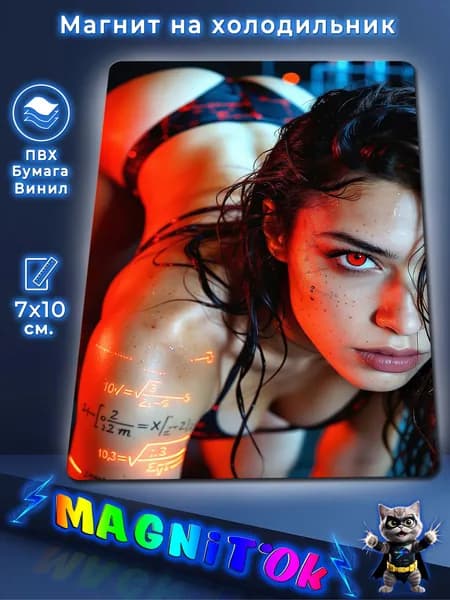 Магнит на холодильник, Str.Woman-01
