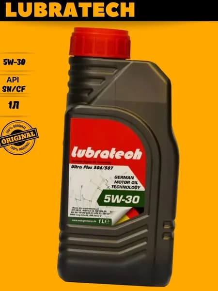 Lubratech ULTRA PLUS 5W-30 Масло моторное, Синтетическое, 1 л