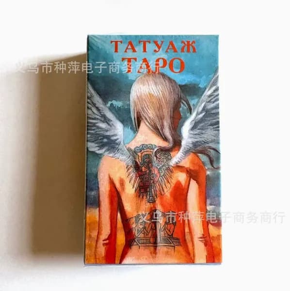 Карты Таро Татуаж Tattoo Tarot, набор из 78 карт для гадания и коллекционирования