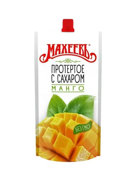 Манго Махеевъ протертое с сахаром, 300 гр