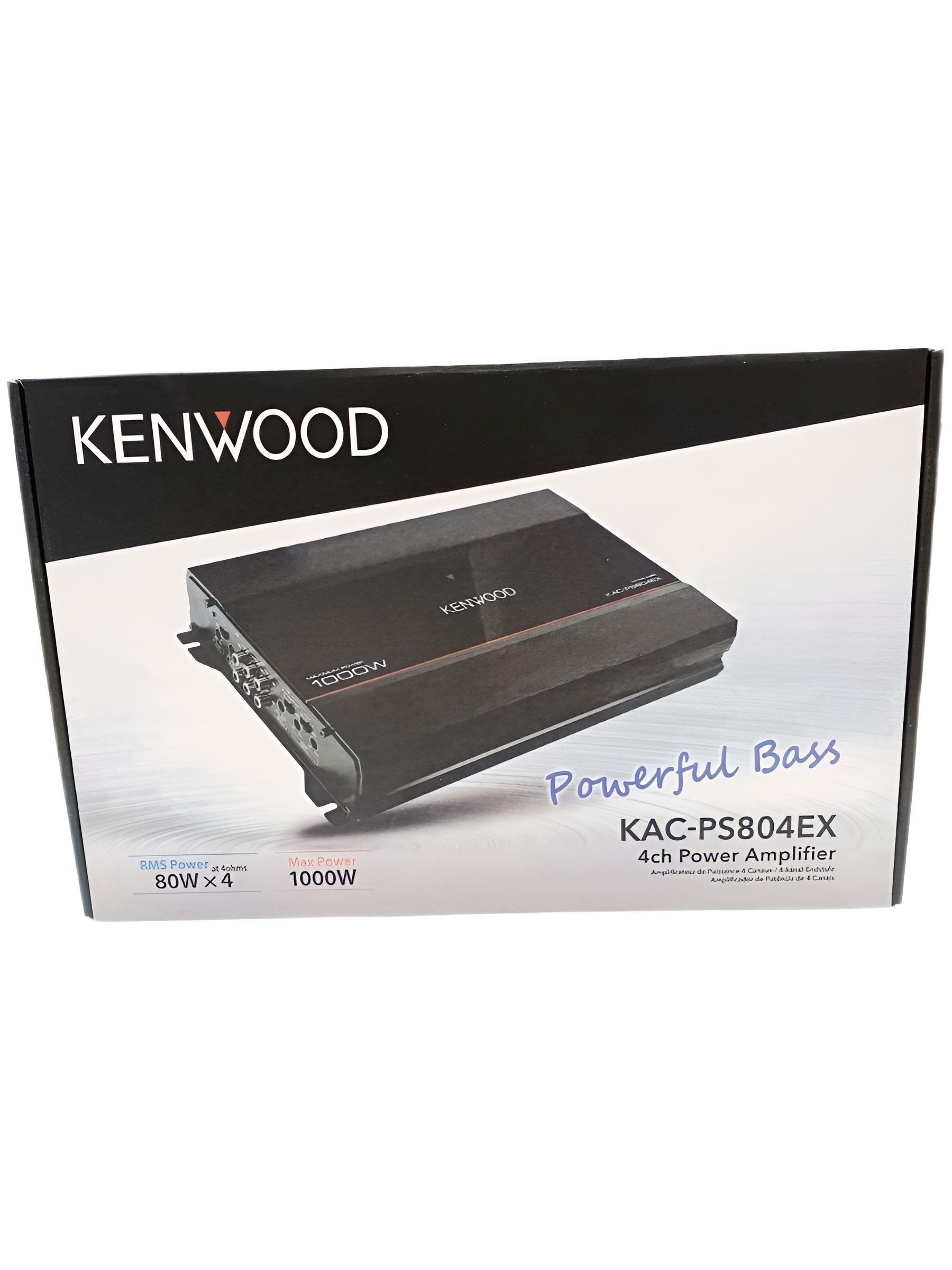 Усилитель Автомобильный Kenwood KAC-PS804EX, 4-х канальный, 1000Вт
