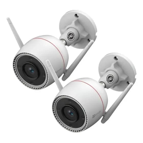 EZVIZ CS-H3C Color 4мп Уличная Wi-Fi камера встроенный микрофон и слот под microsd карту c ИК подсветкой 30 м Комплект 2 штуки