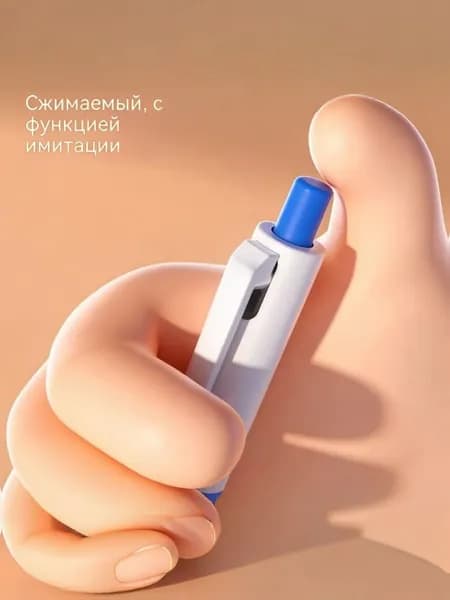 Набор ручек Шариковая, цвет: Голубой, Черный матовый, 1 шт.