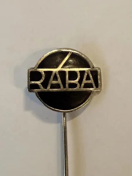 Коллекционный значок RABA с эмблемой машиностроительной компании