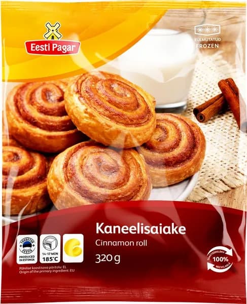 Улитки EESTI PAGAR с корицей, 320г
