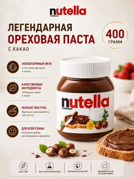 NUTELLA Ореховая паста Турция 400 гр