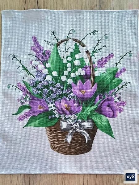 Полотенце кухонное, Вафельная фактура, 48x60, 1шт