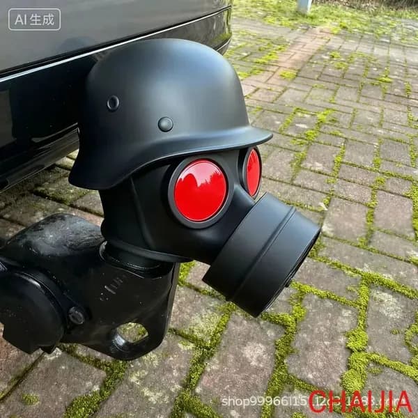 Украшение крюка прицепа/колпачок на фаркоп,Это удлиненный нос с ромбовидной текстурой