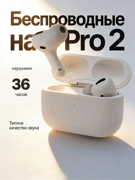 Наушники беспроводные с микрофоном, USB Type-C, белый