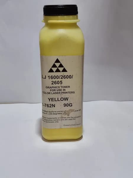 Тонер HP Color LJ 1600/2600N/2605 желтый (90г) NonChem AQC