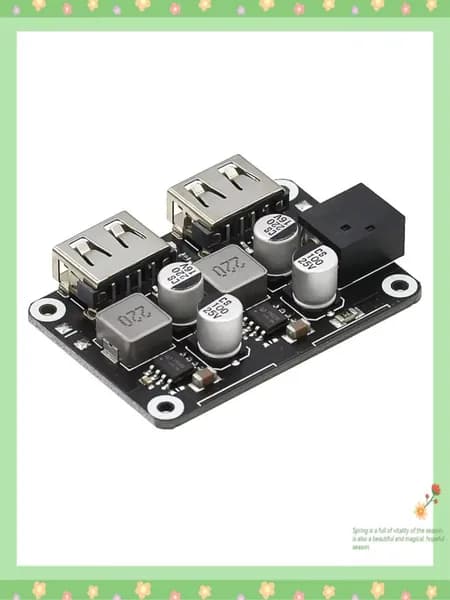 Q6Двойной USB Quick Charge Module Ввод 6V-30 В ОДИН-PORT 18W Для QC2.0 QC3.0 ПЛОТА Автомобиля