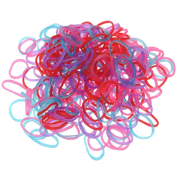 Резиночки безлатексные Rainbow Loom "Mermaid", с клипсами, 600 шт