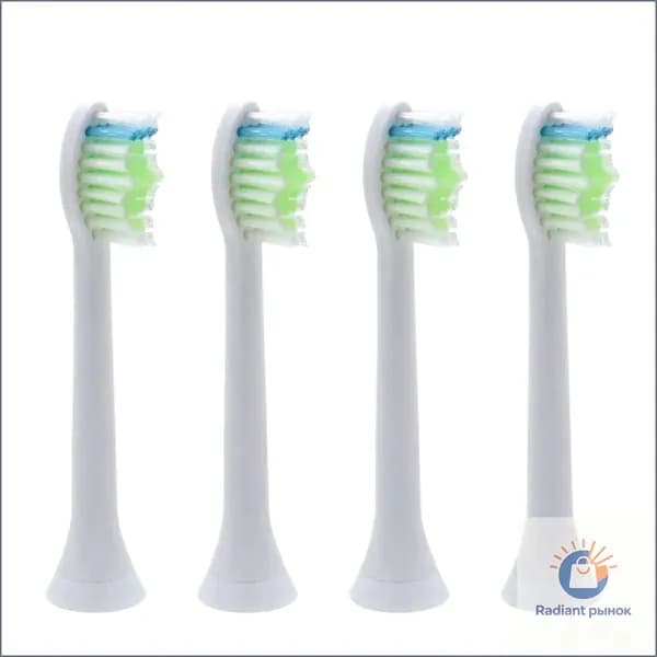 Совместимые насадки для щеток Philips Sonicare HX6511 HX9362 HX6013 HX6063 HX3110 HX3212 HX6231 HX6631 HX6711 - комплект из 16 штук