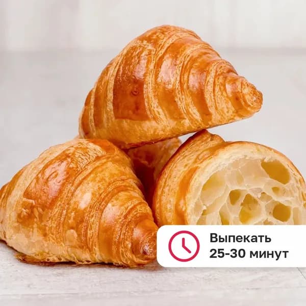 Круассаны для Выпекания без Начинки, 64 х 40 г (Замороженные) Чизкейк ру