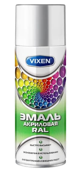 Эмаль ASTROHIM VIXEN VX37035 акриловая RAL, светло-серый (RAL 7035)