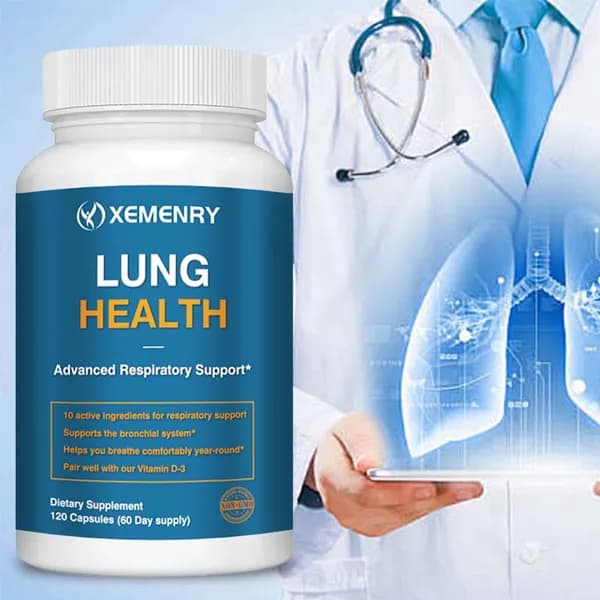 XEMENRY Lung Health разработан для поддержки дыхательной системы, улучшения работы бронхов и обеспечения комфортного дыхания в течение всего года.