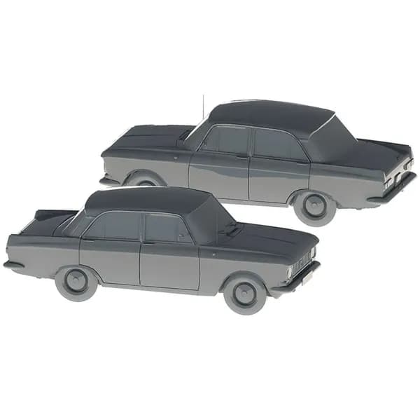Москвич 412. Масштабная модель 1:72.