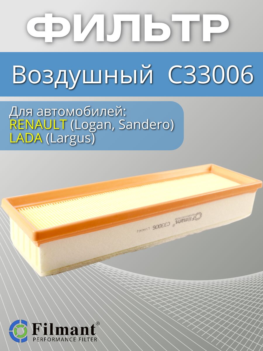 Фильтр воздушный C33006