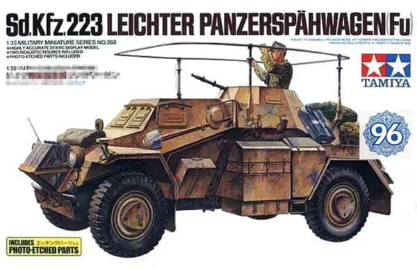 TAMIYA 35268 1/35 Немецкий Sd.Kfz.223 сборная модель автомобиль БТР с деталями PE