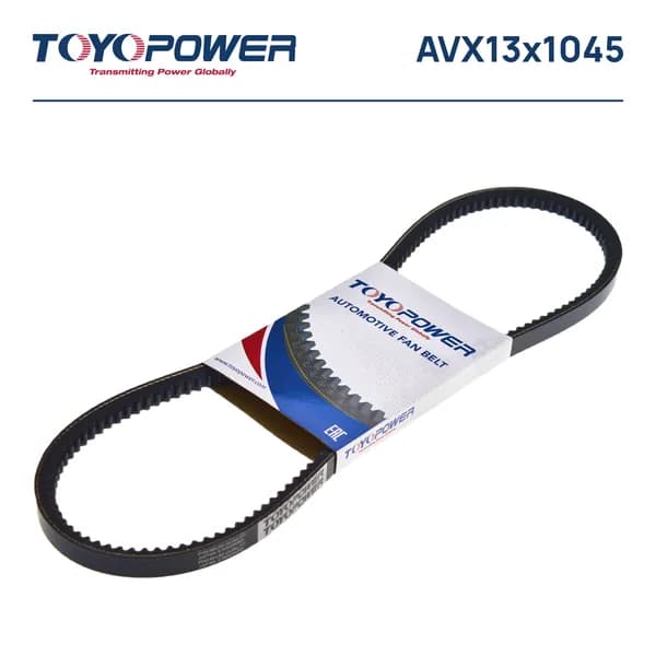 Ремень 1045 (avx13) помпы дв. 511, 513 для газ 53, 3307 (зубчатый) Toyopower AVX13X1045