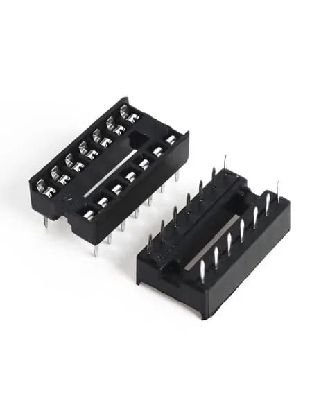 Набор IC сокетов DIP, 10 шт, 6-28 пинов, 2.54 мм, для Arduino и пайки
