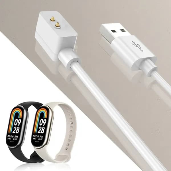 Кабель для фитнес-браслета, 0.8 м, белый