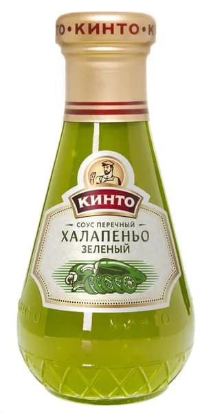 Соус перечный Халапеньо зеленый ТМ Кинто 190 гр.