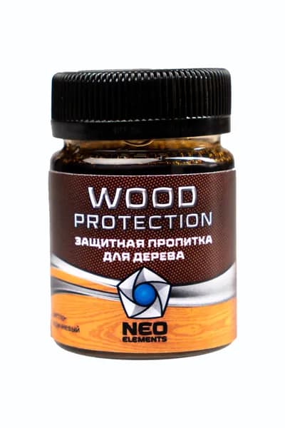 Пропитка для дерева светло-коричневая Wood Protection, 50 мл
