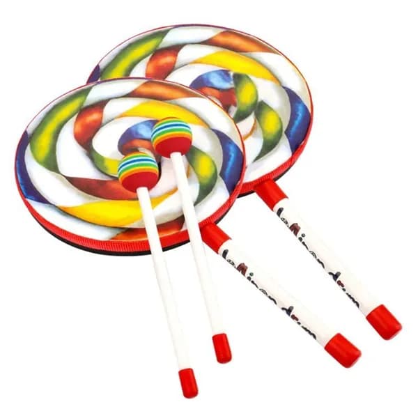 Steadfast-Orff Instruments Lollipop Drums Hand Ручной Барабан Дошкольное Образование Игрушки