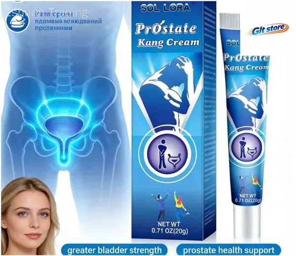 Эксклюзивный крем SOL LORA ProState Kang, 20 грамм, применяемый для сохранения здоровья предстательной железы и мочевого пузыря